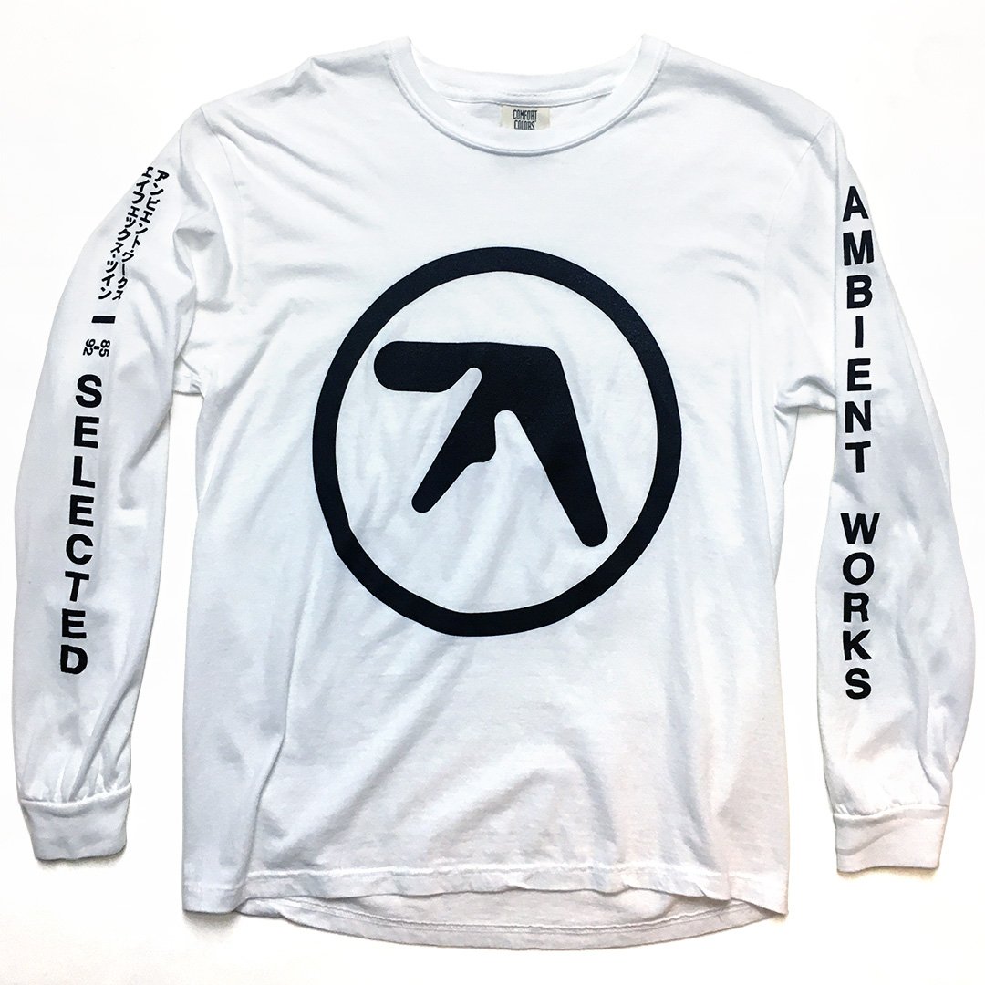 Selected Ambient Works long sleeve T-shirt (White) | Dreem Street